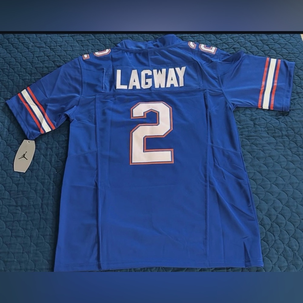 UF Gators  Royal Blue Football Jersey with Red and White Accents - Picture 2 of 2